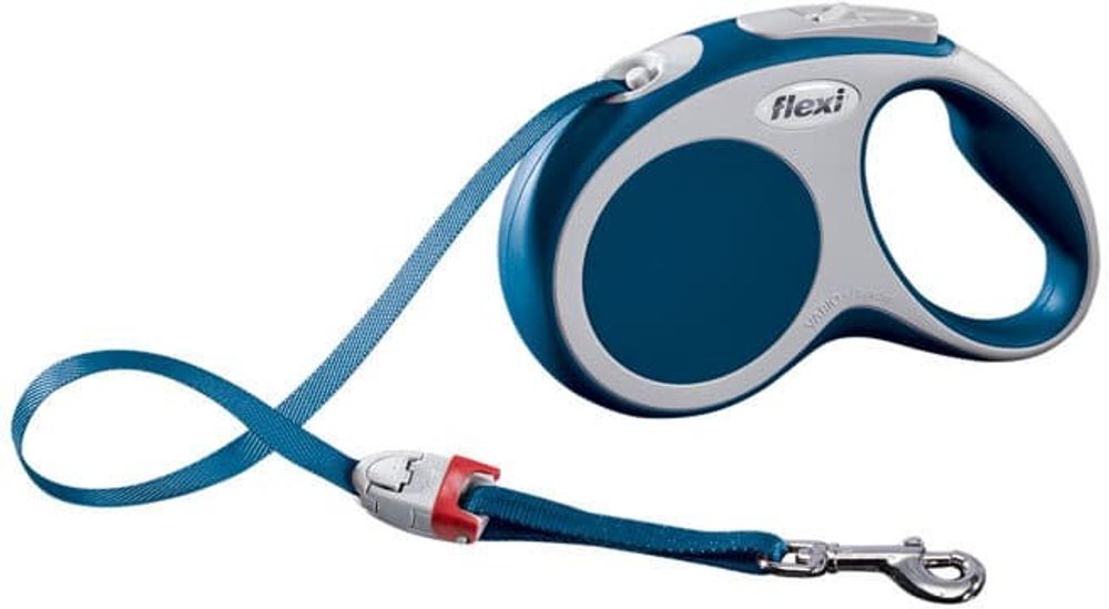 FLEXI рулетка Vario Compact S (до 15 кг) лента 5 м синяя