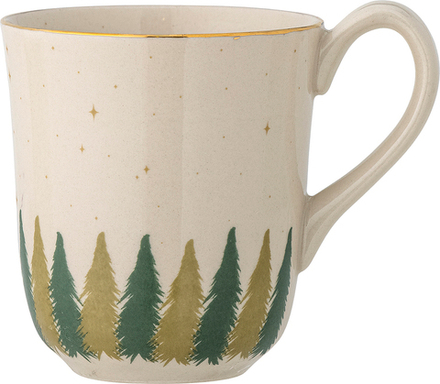 Кружка Bloomingville Spruce, 350 мл, каменная керамика, бежевая
