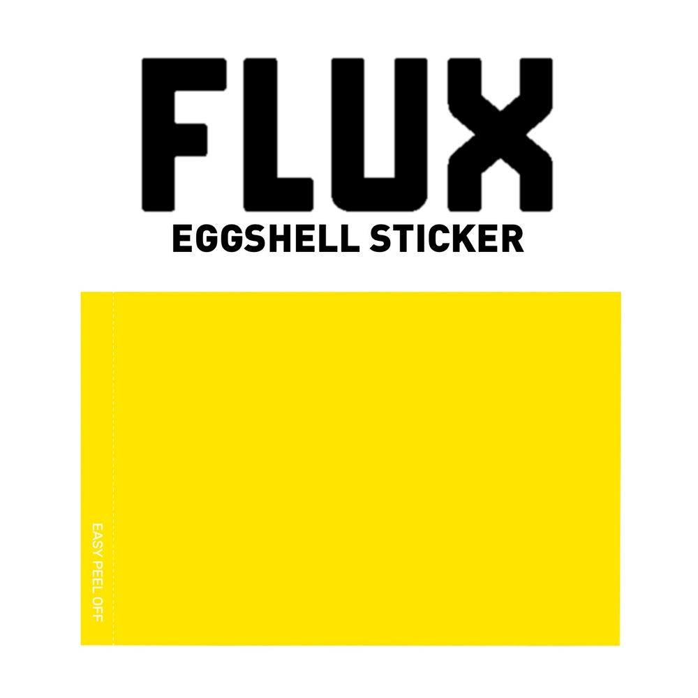 Стикер FLUX Eggshell - (1шт) (Жёлтый)
