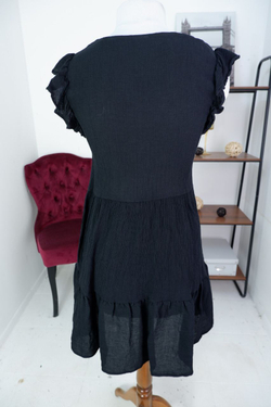 Платье романтичное жатой фактуры 44 размер