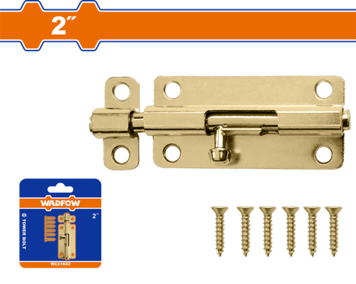 Шпингалет накладной 2" (12/360) WADFOW WCX1K02