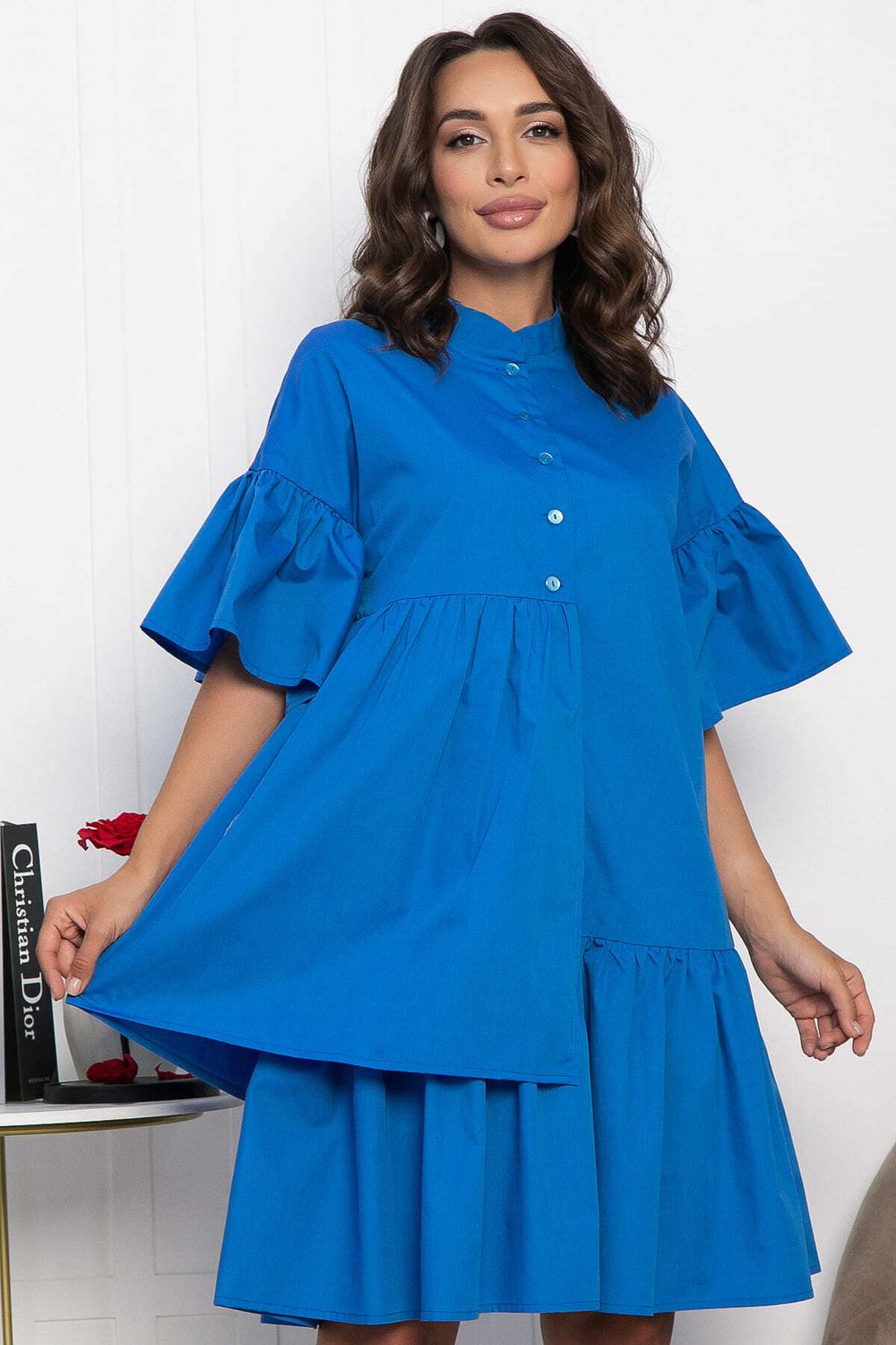 Платье Урания (васильковое) П13966-36М LT Collection