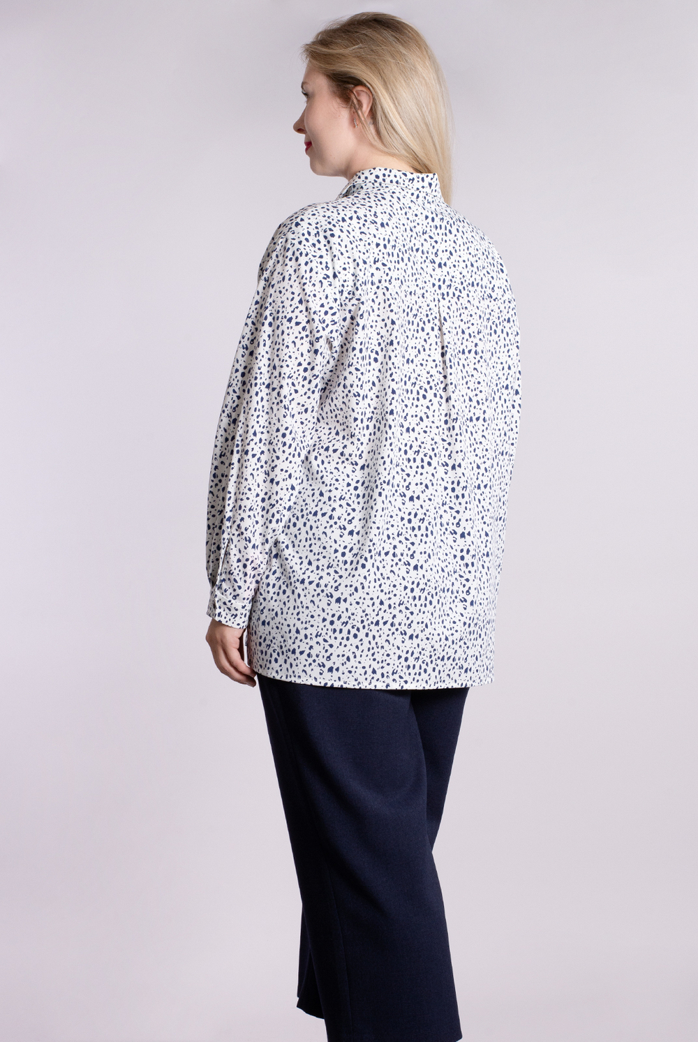 Блузка женская 3717ЛП, Абстракция #176Абс093717ЛП