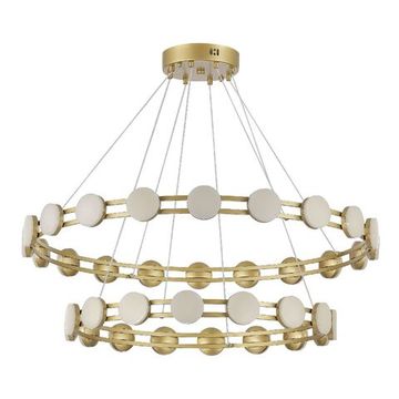 Подвесная люстра LED 70W 4000K SL6610.203.36 золотистый Monro ST-Luce