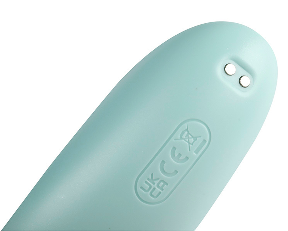 Мятный мембранно-волновой клиторальный стимулятор Svakom Pulse Lite Neo Seafoam Blue Interactive Pulse Stimulator SX013A-SB