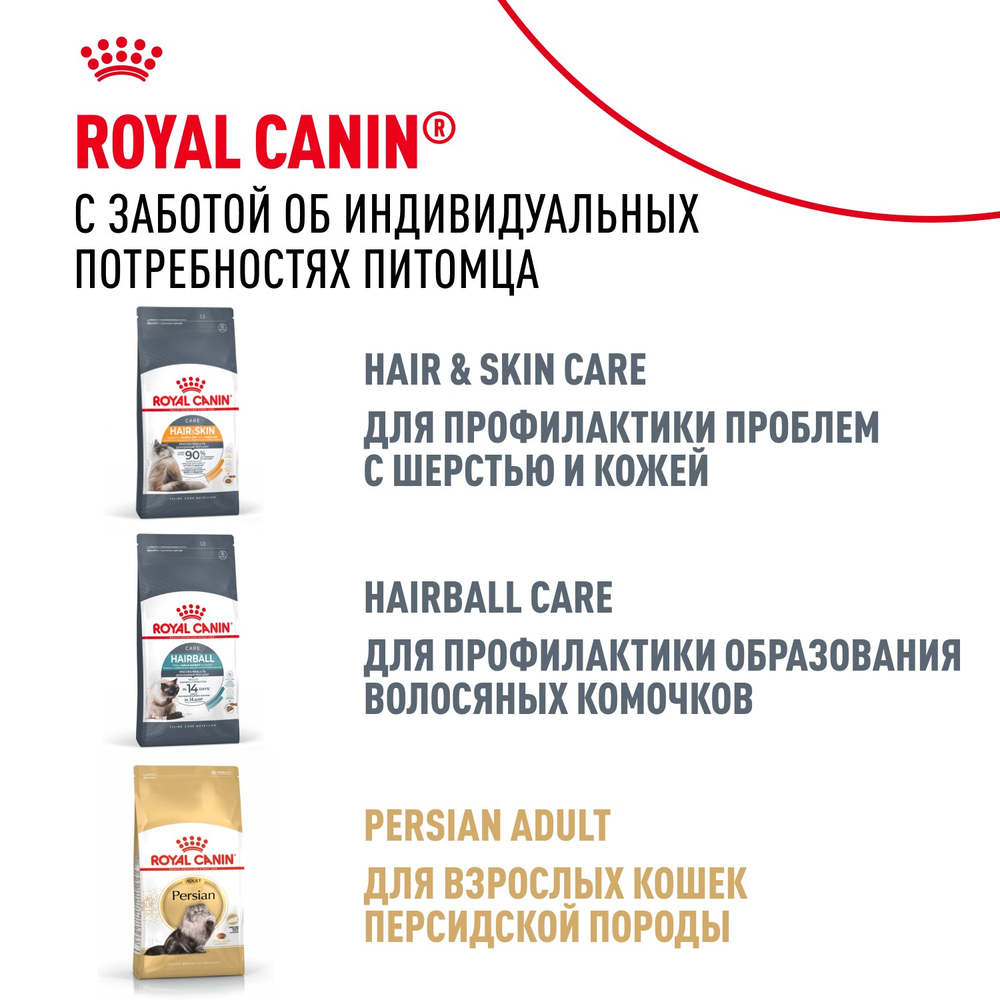 Royal Canin Persian Kitten Персиан Киттен Корм сухой для котят персидской породы до 12 месяцев 10кг