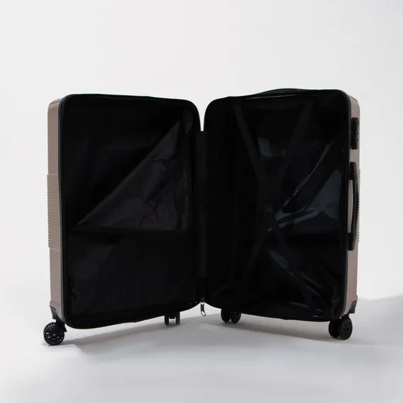 Чемодан маленький 24&quot; кодовый замок, цвет золотой