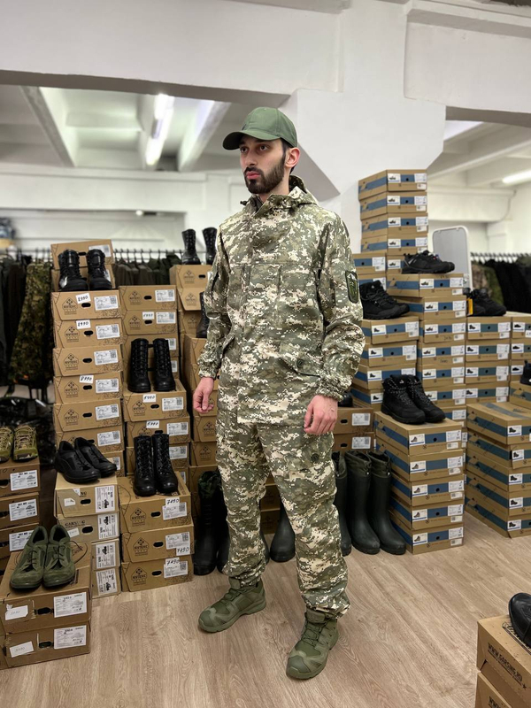 Костюм горка 6 лайт / весна-лето / серая цифра