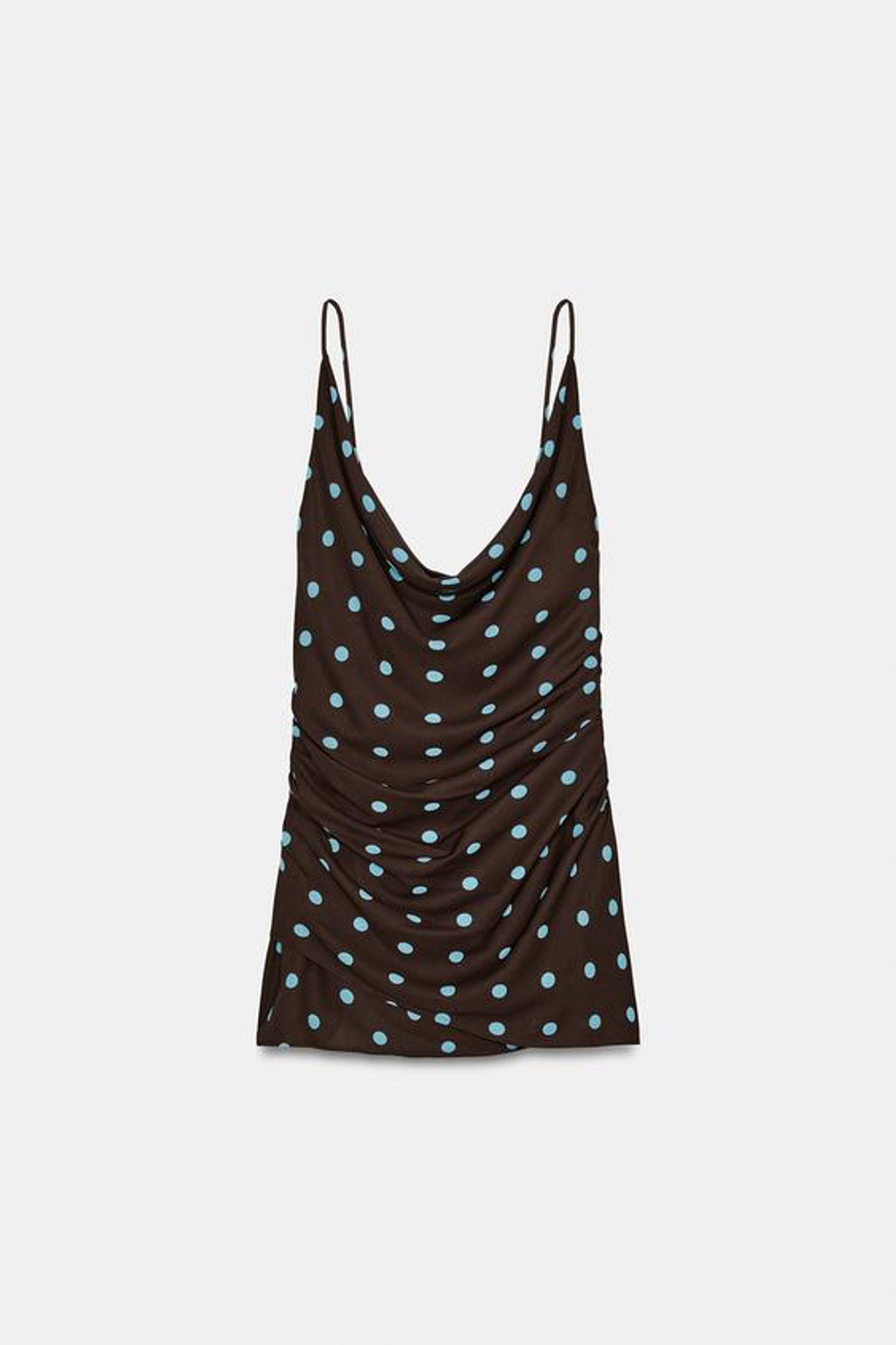 МИНИ-ПЛАТЬЕ С УЗОРОМ В ТОЧКИ - ZARA