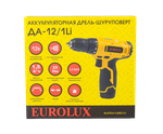 Дрель-шуруповерт Eurolux ДА-12/1Li