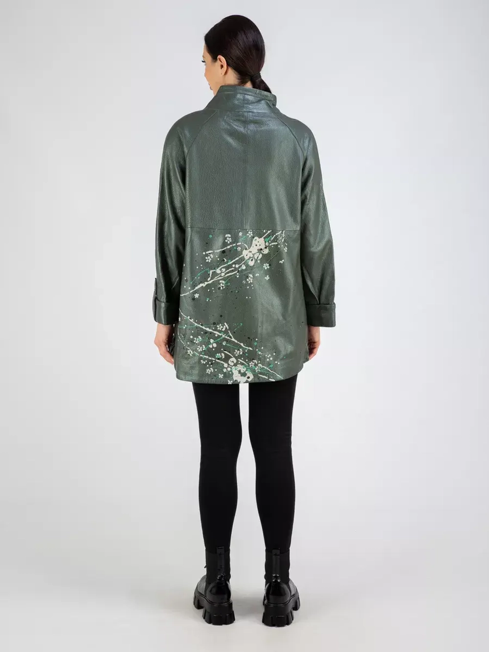 Кожаная куртка демисезонная