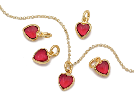 Подвеска Сердце-мини, 8,8мм