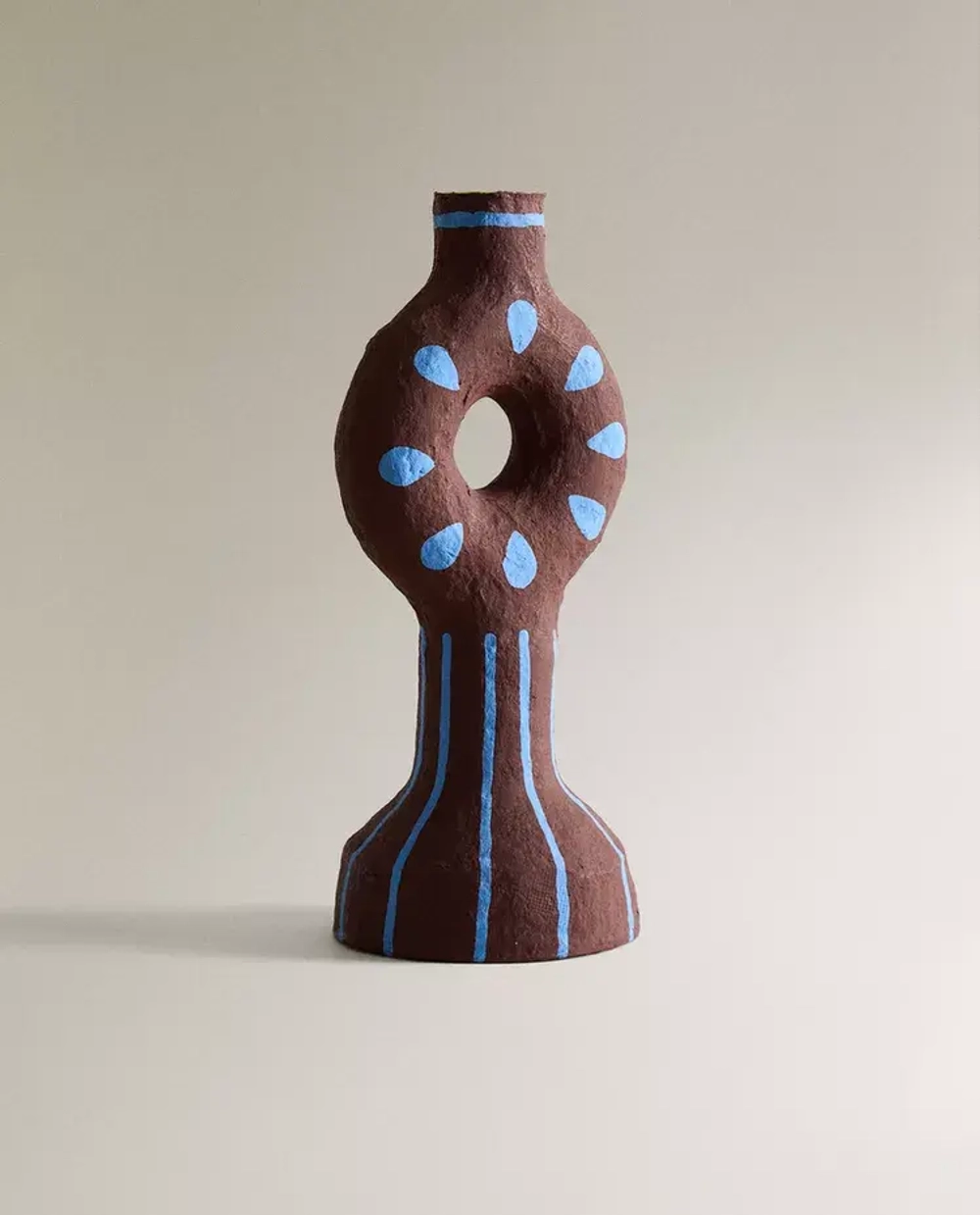 ZARA HOME ПОДСВЕЧНИК ИЗ ПАПЬЕ-МАШЕ, РАЗНОЦВЕТНЫЙ