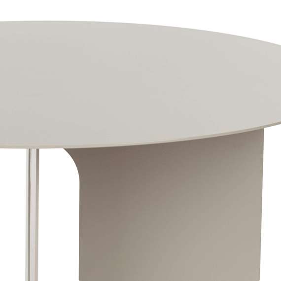 Кофейный стол Talaya Ø65х37 см, бежевый металл