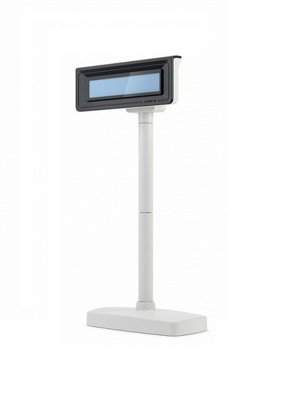 Дисплей покупателя ШТРИХ-Т D3 (USB, LCD 2x20) белый, темно серая рамка