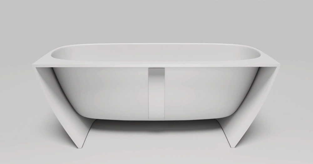 Ванна SOFIA WALL 170x80 матовая покраска по RAL полностью