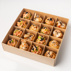 Бокс профитролей с крабом и креветкой СвитЧили