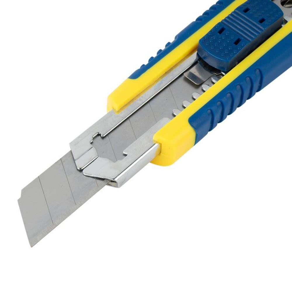 Нож с автозаменой 18 мм двухкомпонентной рукояткой с 5 лезвиями Yoko