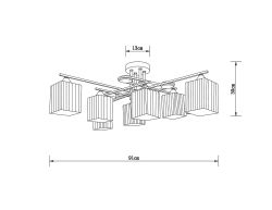 Потолочная люстра Arte Lamp