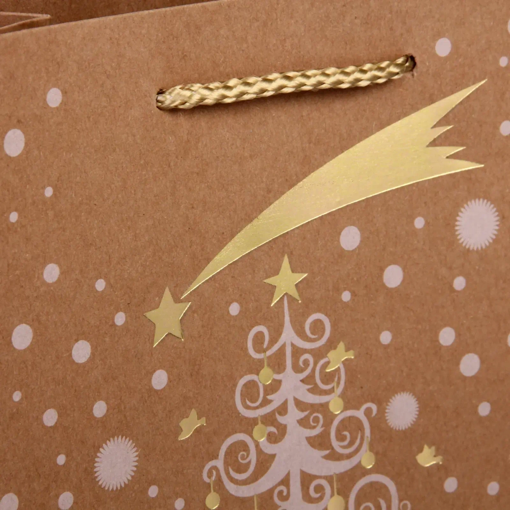 Пакет подарочный «Новогодний мир» 18*23*8 см, микс