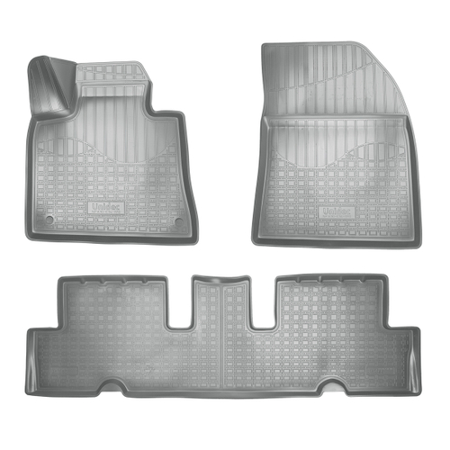 Ковры в салон Norplast/Unidec для Citroen C4 Grand Picasso (2014-)Полиуретан,Серый, арт.NPA10-C14-170-G