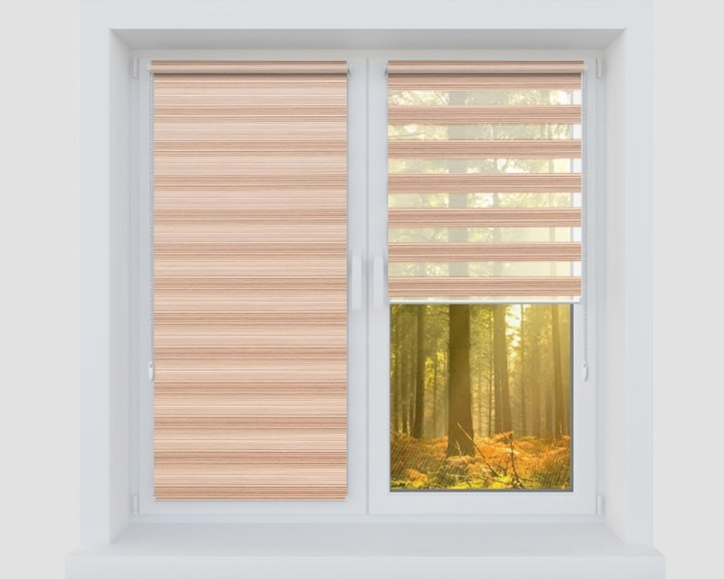 Рулонная штора зебра