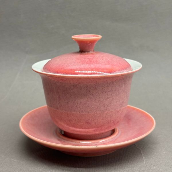 Гайвань розовая, фарфор, 150мл