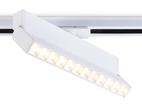 Светильник светодиодный трековый GL6815 WH белый LED 12W 3000K 24° 230*22*87