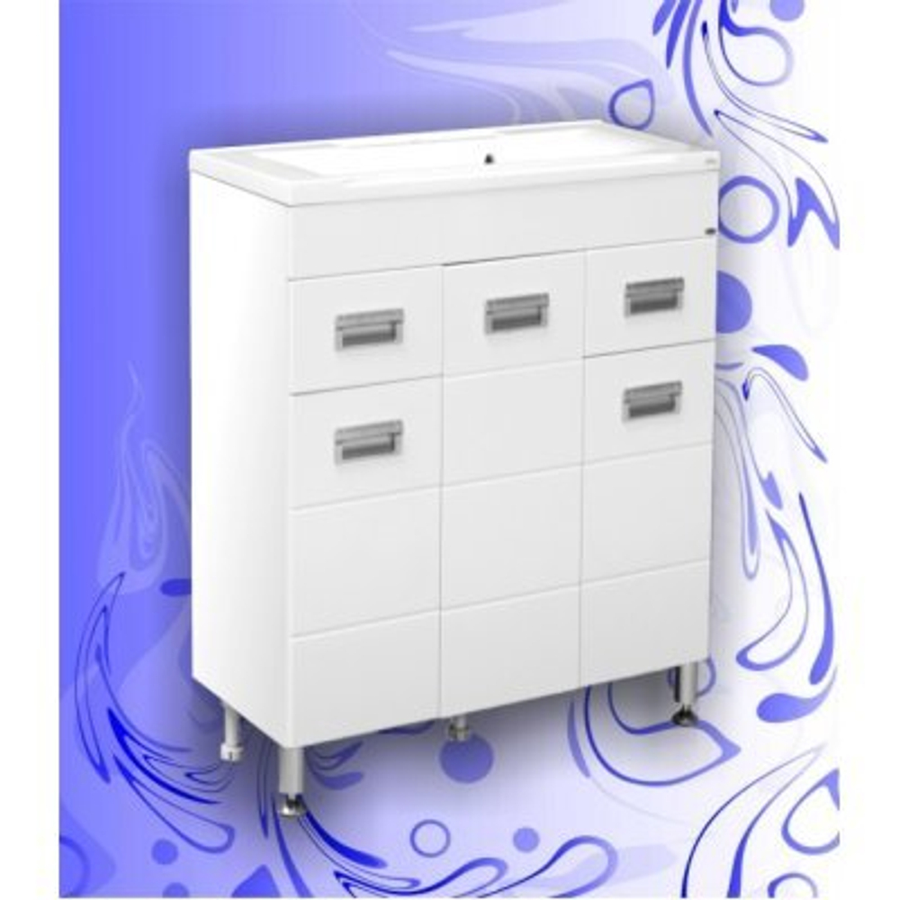 Тумба №26 Elen 100 + умывальник Elen 1000