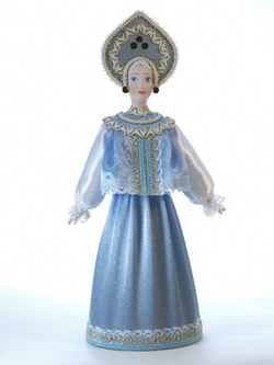 Кукла коллекционная в Девичьем русском костюме