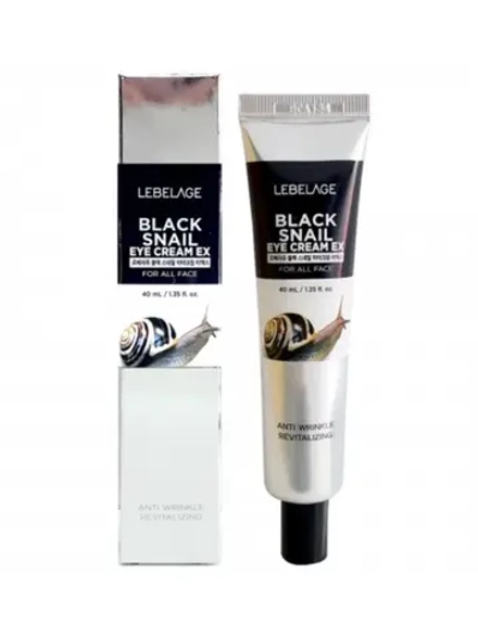 LEBELAGE - КРЕМ ДЛЯ КОЖИ ВОКРУГ ГЛАЗ С МУЦИНОМ ЧЕРНОЙ УЛИТКИ EYE CREAM BLACK SNAIL , 40 ML