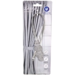 Подхват для штор на магните «Камея серебро» 8см