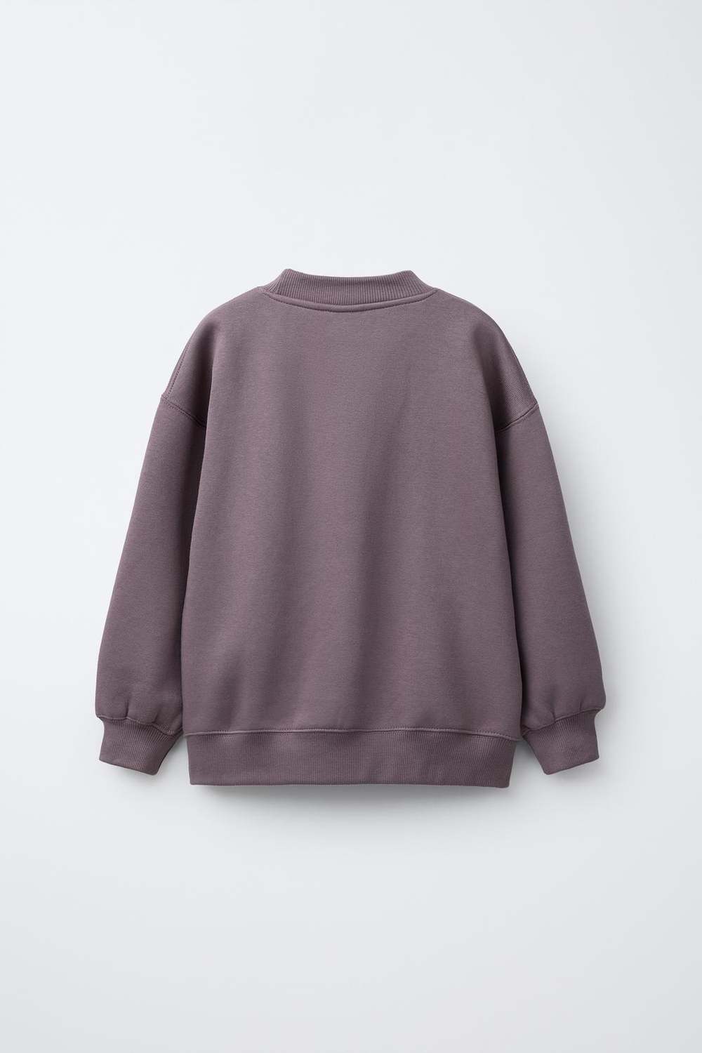 ZARA ТОЛСТОВКА С ТЕКСТОВЫМ ПРИНТОМ, РОЗОВАТЫЙ