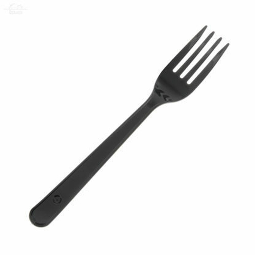 Вилка 18см Черная "Премиум" компакт 2500шт/кор