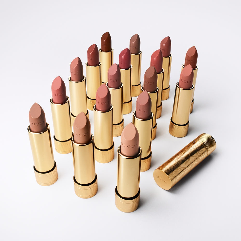 Gucci Gucci Beauty Rouge a Levres Satin Lipstick - Бархатная помада оттенок 506 Louisa Red, 3 g