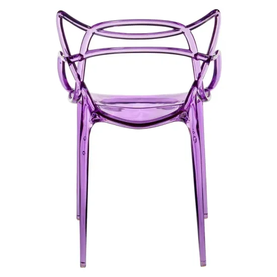 Стул Masters прозрачный сиреневый