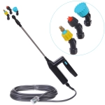 Опрыскиватель садовый «Профи» аккумуляторный с зарядкой от USB три насадки, шланг 5м.