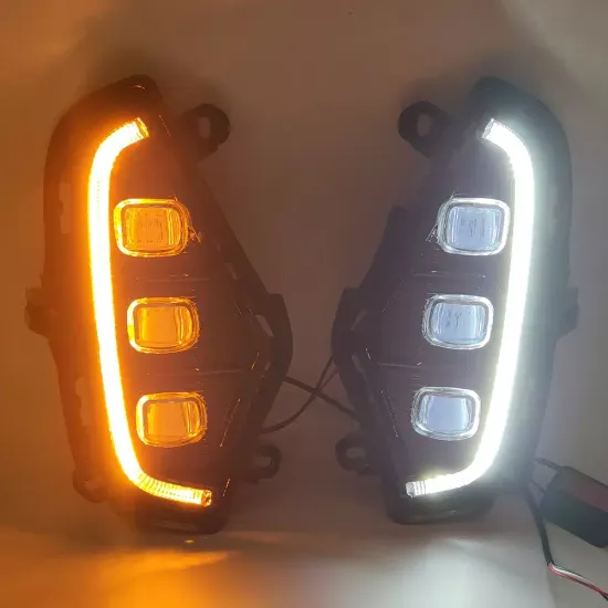 Дневные ходовые огни Тойота Рав 4 2020-2022 V3 type