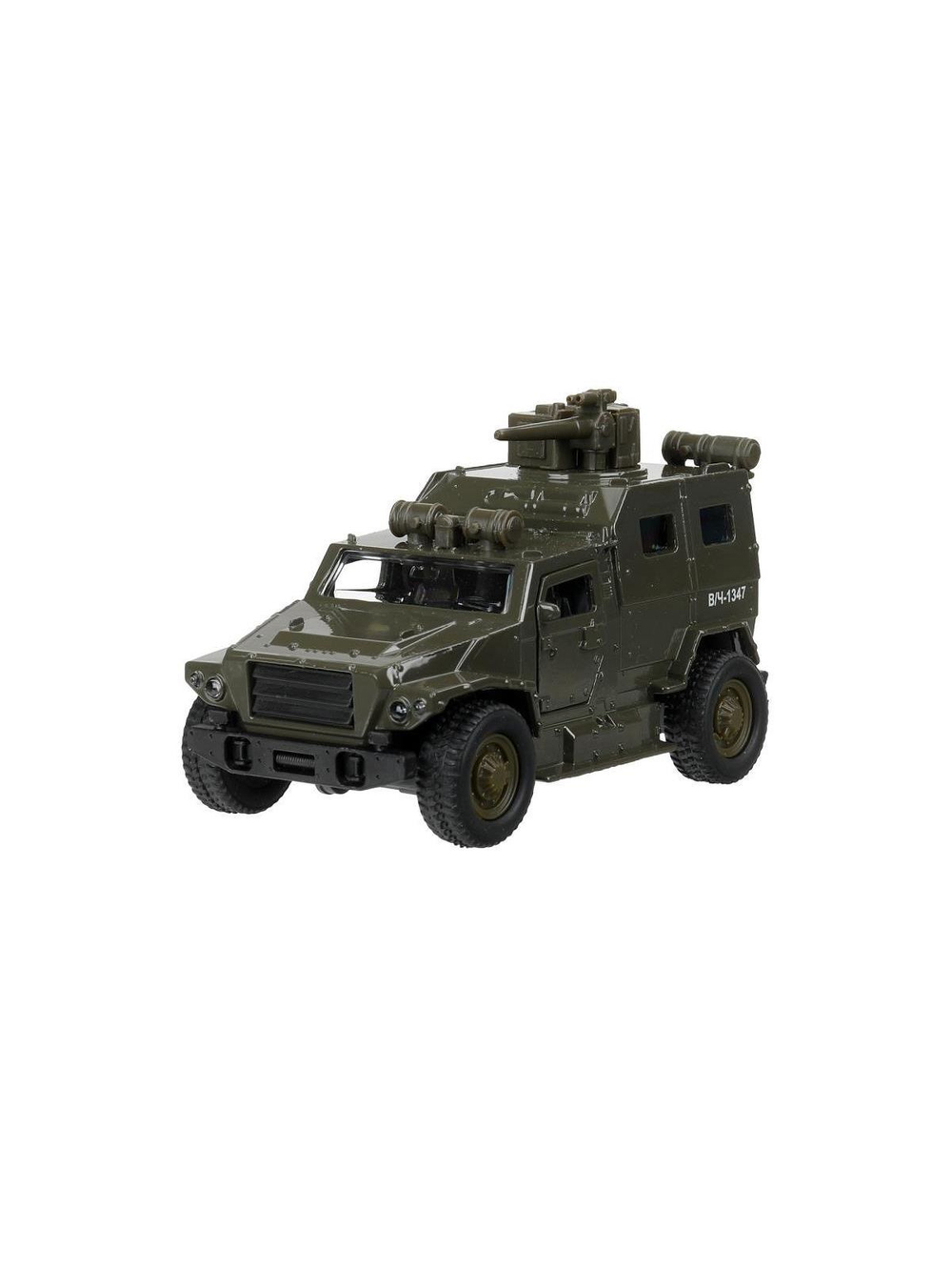 Машинка детская металлическая 12 см военная