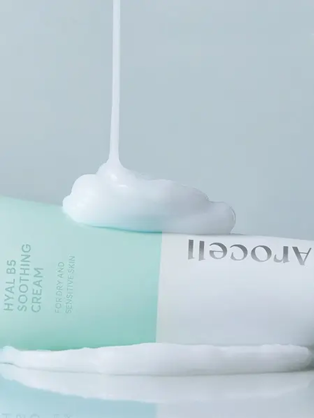 Восстанавливающи й крем-гель для чувствительной кожи с 5% пантенола AROCELL Hyal B5 Soothin Cream 80мл