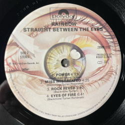 Винтажная виниловая пластинка LP Rainbow Straight Between The Eyes (Japan 1982) (Obi)