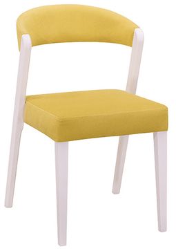 Стул Талер (тон 201 Белая эмаль/ткань Velvet Lux 83)