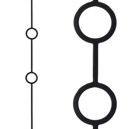 Балясина двойной круг