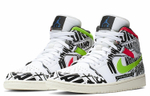 Jordan 1 Mid All Over Logos