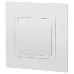 14-1111-01 ЭРА Кнопка, 10АХ-250В, Elegance, белый | Elegance Белый