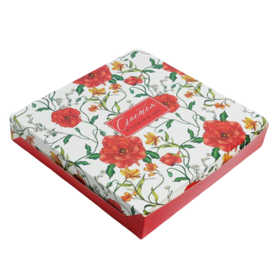 Коробка складная «Счастья в каждом дне», 25 х 25 х 4,5 см