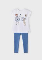 футболка с леггинсами