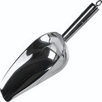 Совок для льда;сталь нерж.;250мл;,L=242,B=78мм;серебрист. (Цвет: серебристый)