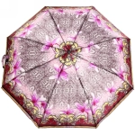 Зонт женский полуавтомат «Ultramarine - Венера», микс 6 цветов, 8 спиц, d-100см, длина в слож. виде 28см, голубые цветы