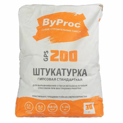Штукатурка гипсовая стандартная ByProc GPS-200 30 кг